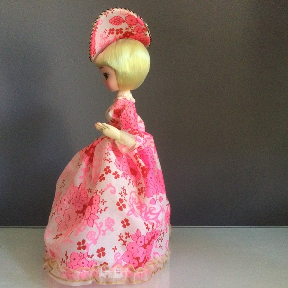 Vintage Bradley Big Eyed Victorian Stockinette  Doll - Picture 4 of 7